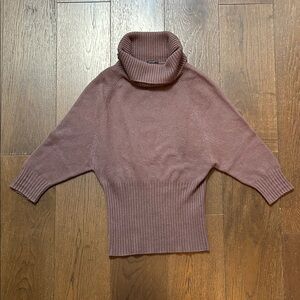 Ballantyne 100% Cashmere Purple Turtleneck Sweater size small